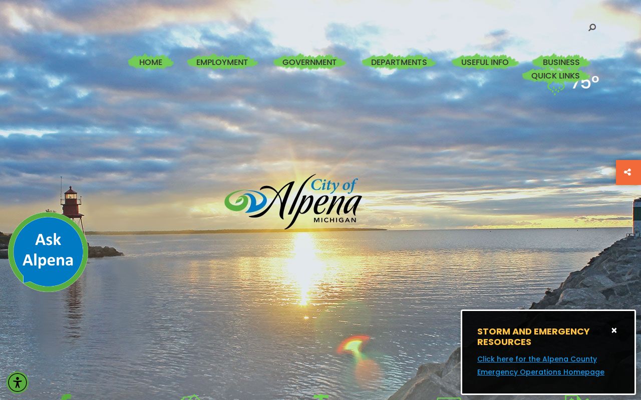 Official City of Alpena government home page